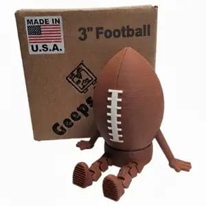 Home football buddy figure desk decoration 3 inch